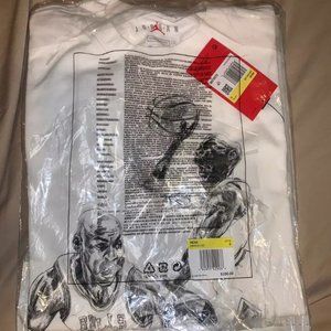 Off white x Air Jordan MJ T-Shirt Size S-M DS!